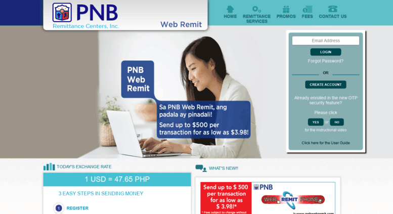 Access Pnbwebremit Com Pnb Web Remittance Send Money To Philippines Online