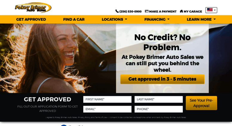 access pokeybrimer com pokey brimer used car dealer buy here pay here oxford and anniston alabama accessify