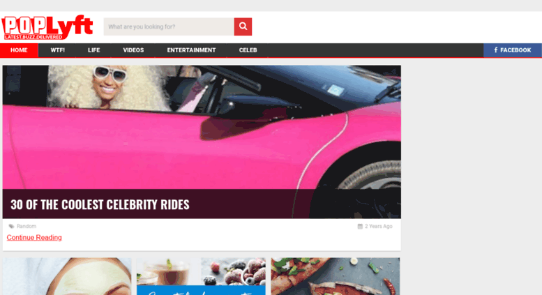 Access poplyft.com. PopLyft - Your Buzz Delivered