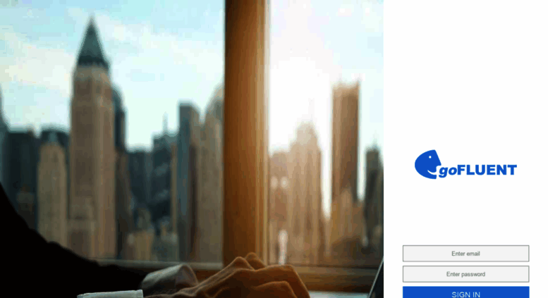 Access portal.gofluent.com. Home - English Portal