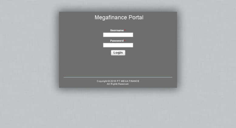 Access Portal Megafinance Co Id Megafinance Portal Login Site