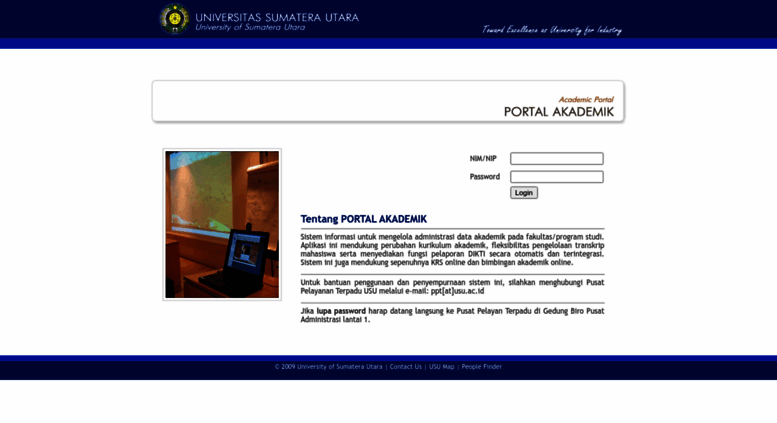 Access portal.usu.ac.id. Login Portal Akademik