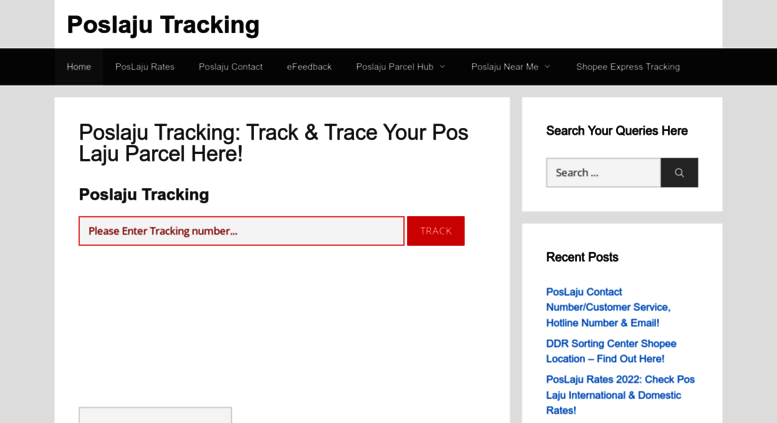 Access Poslajutracking Org Poslaju Tracking 2021 Track Trace Pos Laju Parcel Here