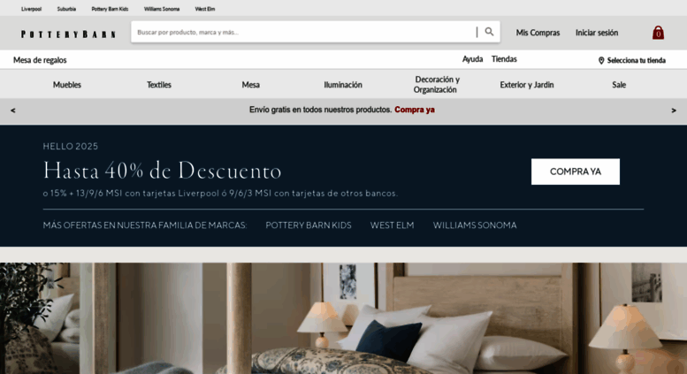 Access Potterybarn Com Mx Pottery Barn Mexico