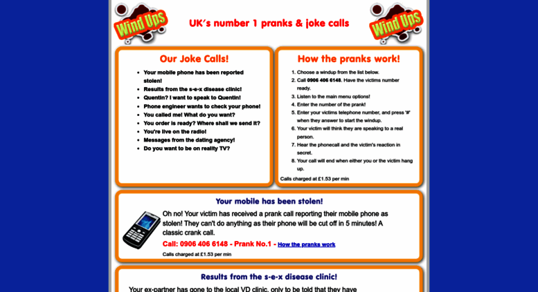 Access Pranks Co Uk Prank Calls Interactive Crank Calls And Windups