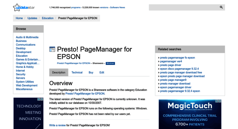 presto pagemanager 7 free download
