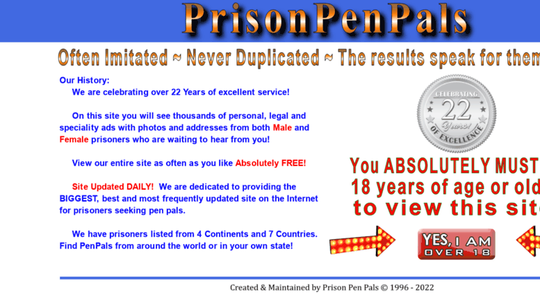 how to find a prisoner pen pal