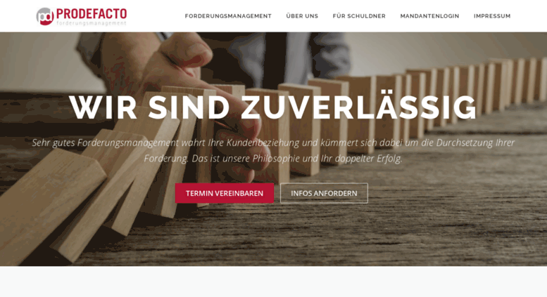 Access Prodefacto De Prodefacto Forderungsmanagement