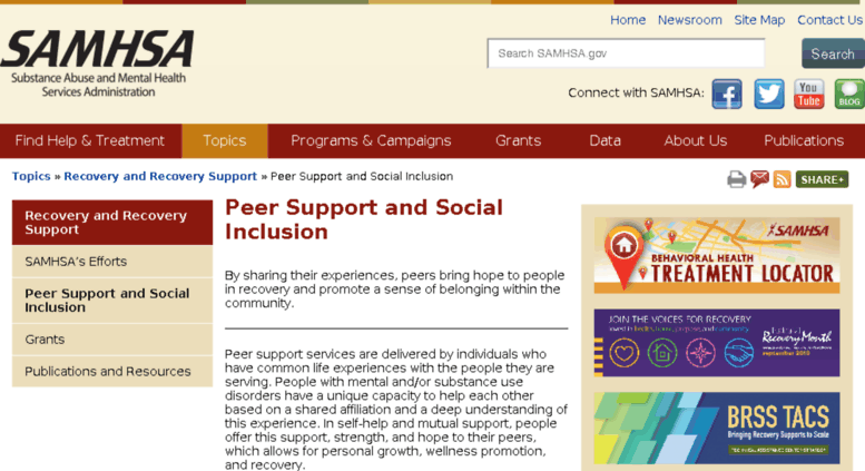 Access Promoteacceptance.samhsa.gov. Peer Support And Social Inclusion ...