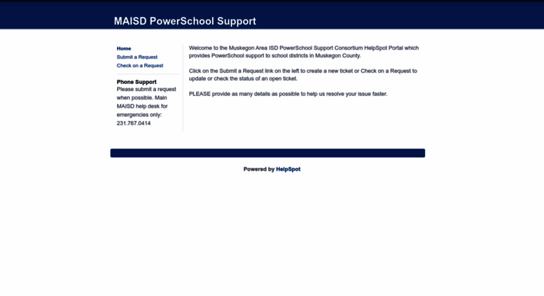 Access Ps Support Muskegonisd Org Maisd Powerschool Support