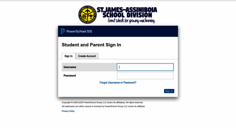 Access ps.sjsd.net. Student and Parent Sign In