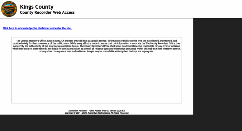 state to state countys recorders public records