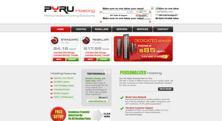 Access Pyru Com Pyru Hosting Affordable Web Hosting Solutions Images, Photos, Reviews
