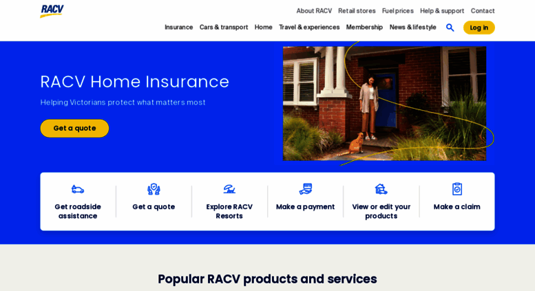 Access racv.com.au. RACV | Roadside Assist, Car Loans, Insurance & Travel