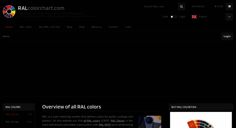Ral Color Chart Buy