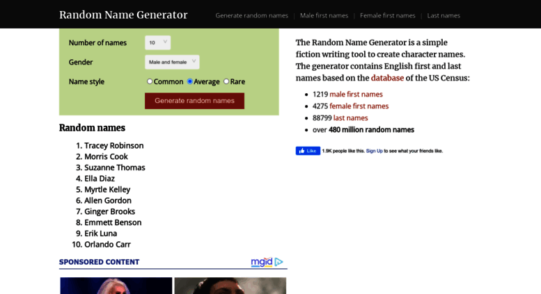 Access Random Name Generator Info Random Name Generator
