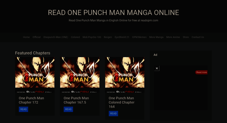 Access Readopm Com Read One Punch Man Manga Online