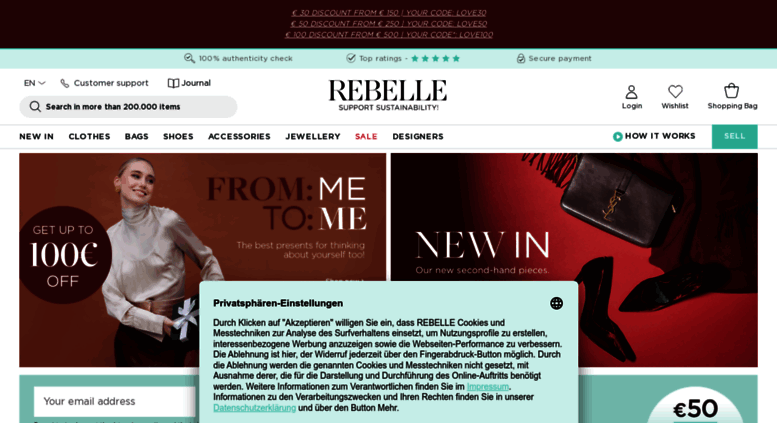rebelle second hand online shop