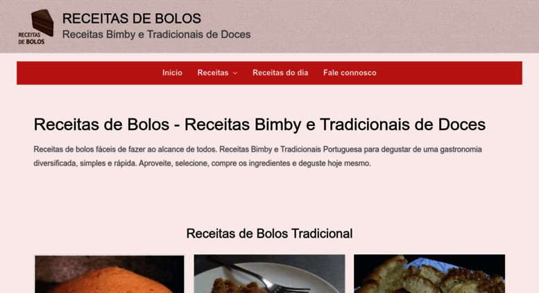 Access Receitas De Bolospt The Website Is Not Properly