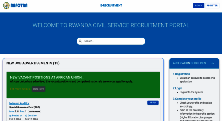 Erecruitmentmifotragov Rw Images Amashusho