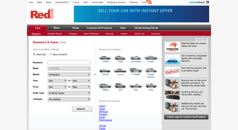 Access Redbook.com.au. Car Prices - Car Research - Search Car Prices ...