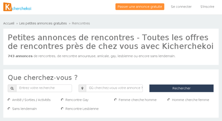 annonce de rencontre amoureuse