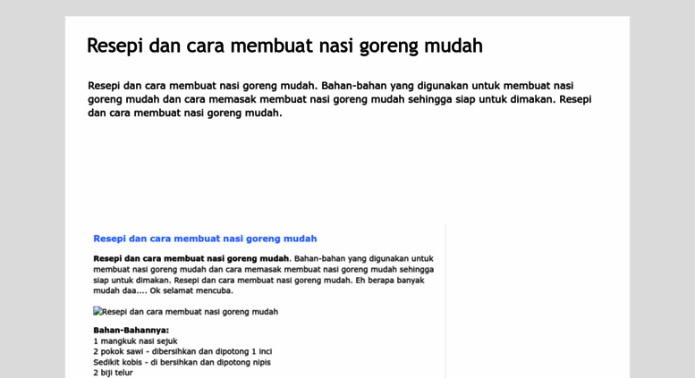 Access resepi-cara-membuat-nasi-goreng-mudah.blogspot.com 