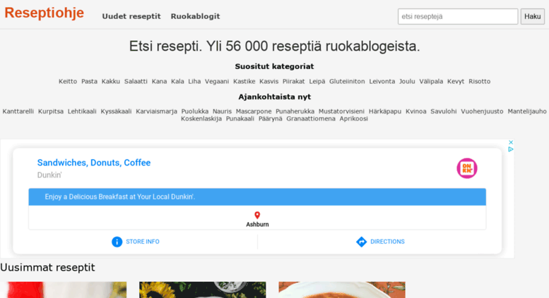 Access Reseptiohje Com Reseptit Hae Ruoka Ohjeet Ja Reseptit Suomen Parhaista Ruokablogeista Ja Reseptisivuilta