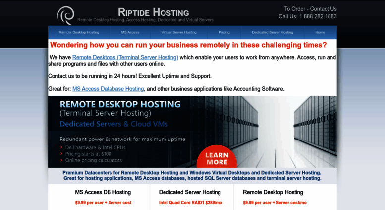 windows terminal server hosting