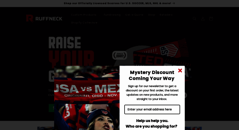 custom soccer scarves