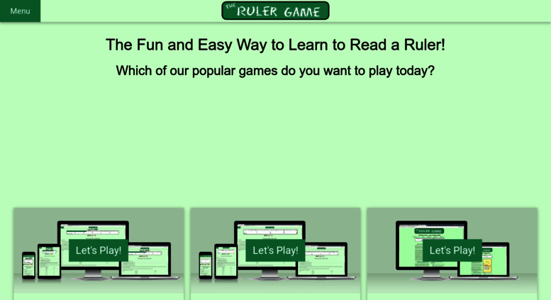 Online ruler games for kids