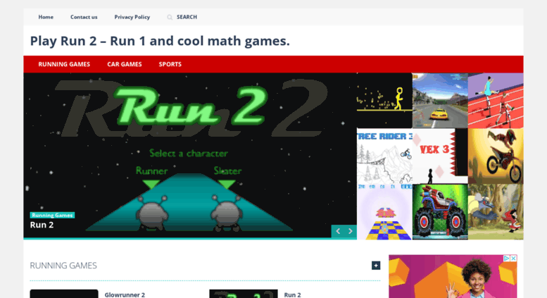 Run 2 Cool Math