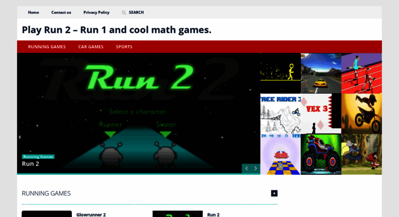 Run 2 Cool Math