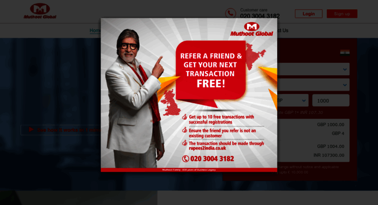Access Rus2india Co Uk Transfer Money To India From Rus2india Co Uk Screenshot