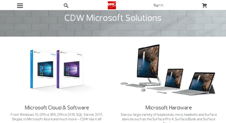 Access S3 cdw Microsoft Showcase Microsoft Office Surface Windows CDW