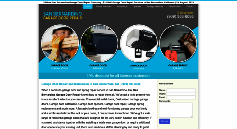 Access Sanbernardinocagaragedoors Com 19 Svc Garage Door