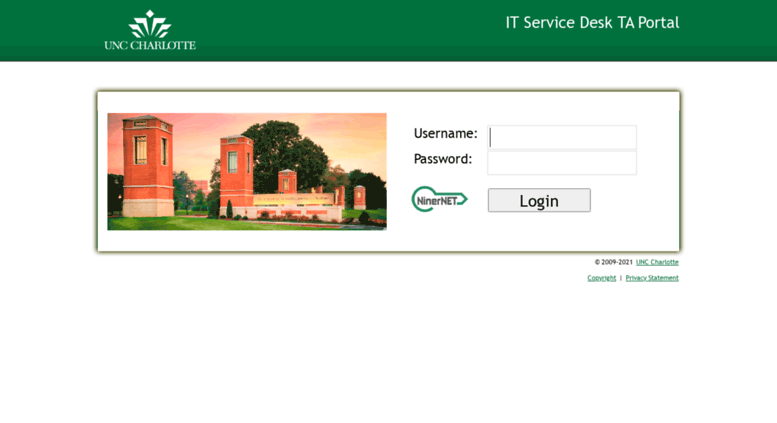 Access Scta Uncc Edu Ta Portal