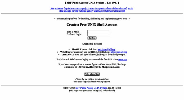 Access Sdf Lonestar Org Sdf Public Access Unix System Free