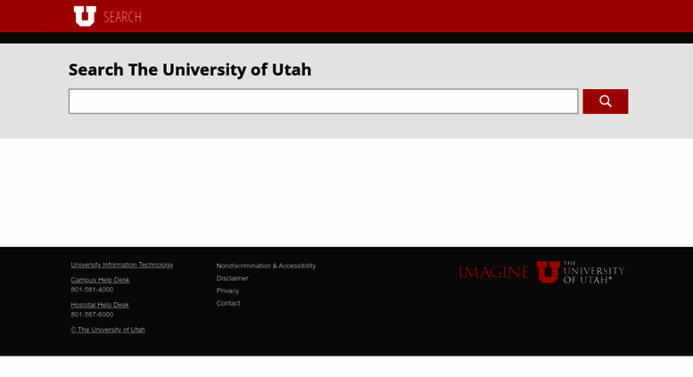 Access Search Utah Edu Search The University Of Utah