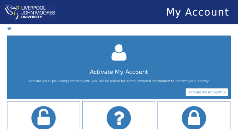 Access selfcare.ljmu.ac.uk. My LJMU Account