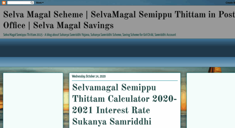 Selvamagal Thittam Chart