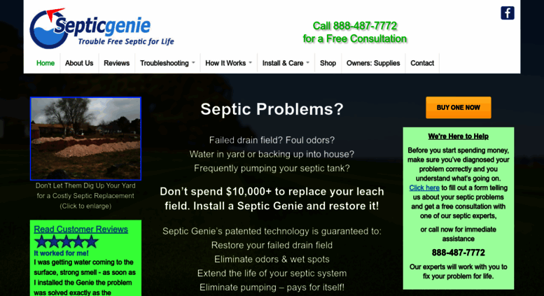 Access Septicgenie Com Septic Genie Diy Solution To Repair Leach Drain Field Problems Failures