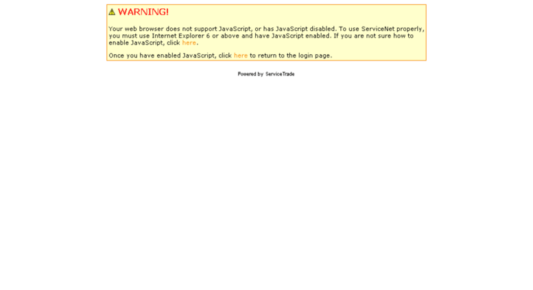 Access Servicenet Servicetrade Cintas Login Servicenet Servicetrade Screenshot
