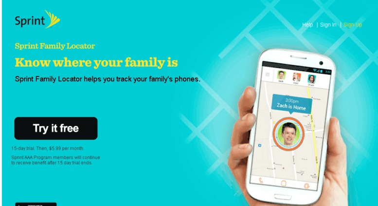 Access Sprint Family Locator