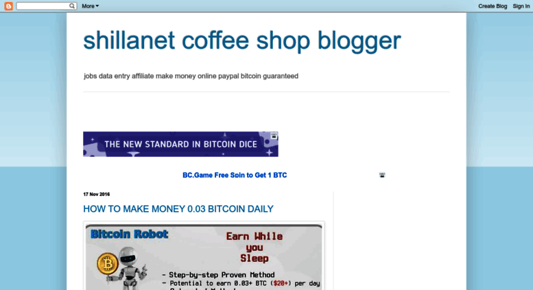 Access Shillanet Blogspot Com Shillanet Coffee Shop Blogger Make - 