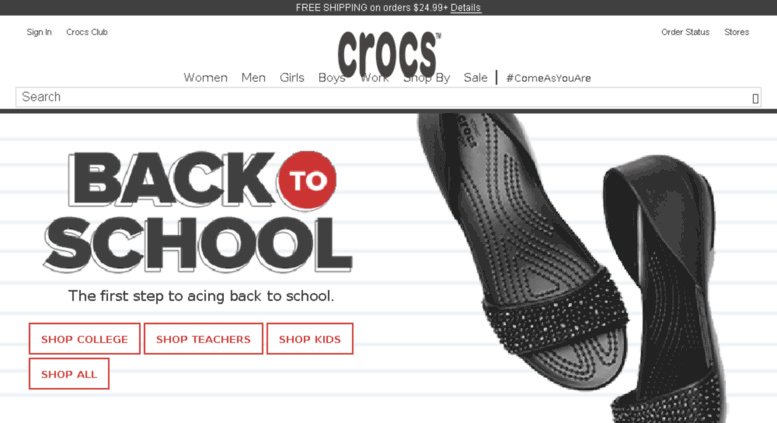 crocs official site