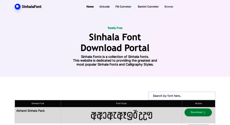 iskoola pota sinhala font download