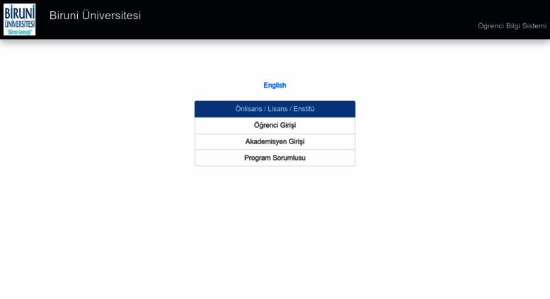 access sis biruni edu tr bilgi sistemleri