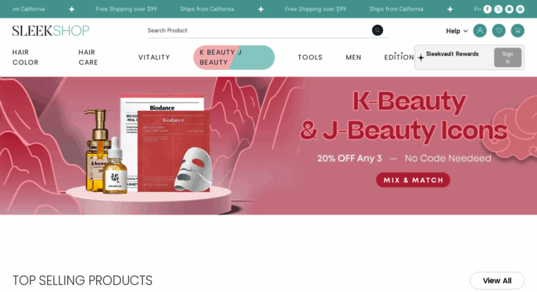 Access Sleekhair Com Sleekshop Com