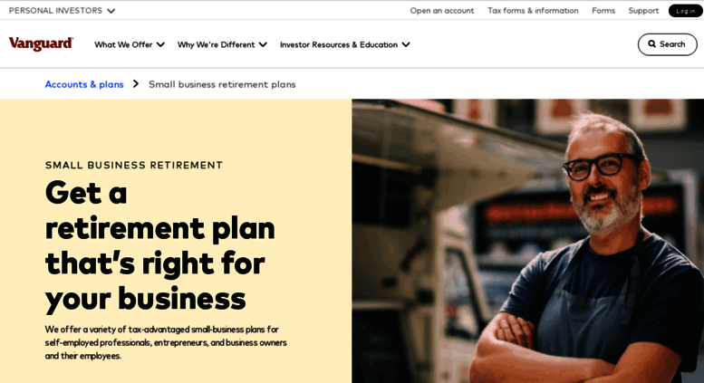 vanguard small business plan